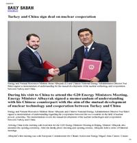  Turkey and China sign 