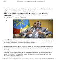 Ethiopia leader 