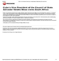  Vice President of the Council